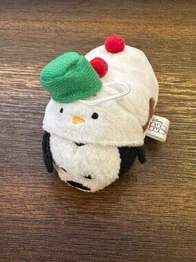 DISNEY Tsum Tsum Mini Goofy Plush 3.5" Snowman Christmas Advent Japan 2017